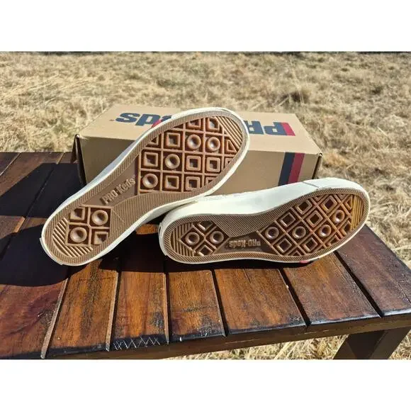 PRO-Keds Royal Low Leather White Men’s Size 4 PH61438 Low New Very Nice - Picture 6 of 8